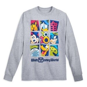 Mickey Mouse and Friends Long Sleeve T-Shirt for Adults – Walt Disney World 2020